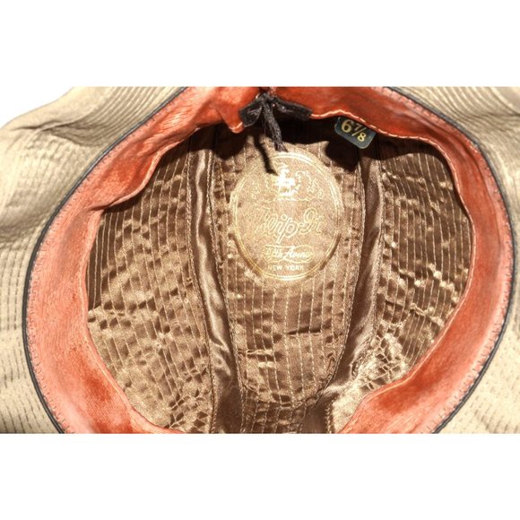 Vintage Fedora, Flip It Hat, Size 6 7/8 Cap, Feather, Foldable Brim, Crushable, - Picture 10 of 10